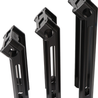 Hofmann Designs H/d Billet Risers 12’’ Black Kickback - Harddrive Products