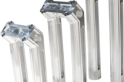 Hofmann Designs H/d Billet Risers 8’’ Raw Kickback - Harddrive Products