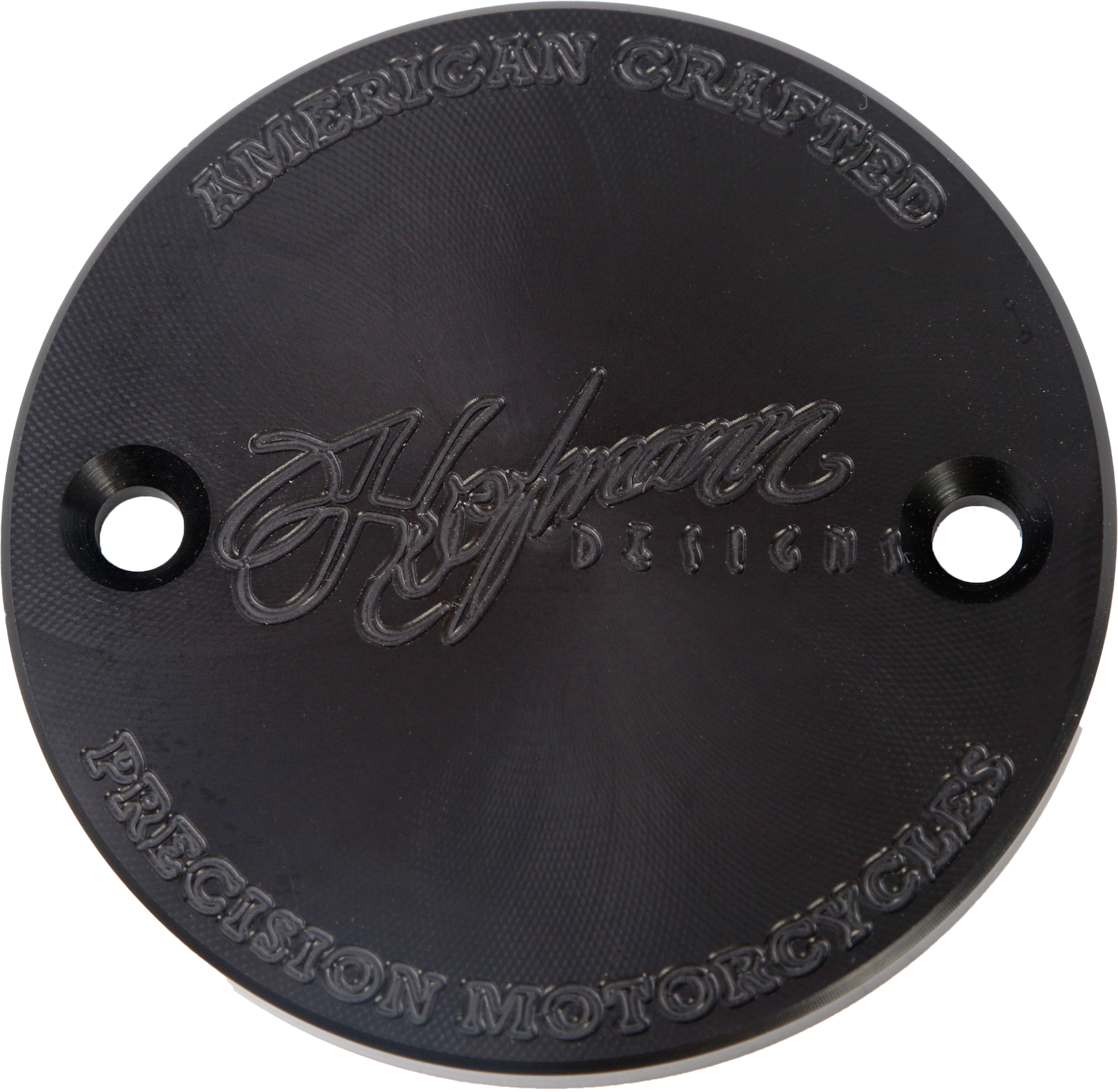 Hofmann Designs H/d Billet Timer Cover Black M8 - Harddrive Products