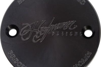 Hofmann Designs H/d Billet Timer Cover Black M8 - Harddrive Products