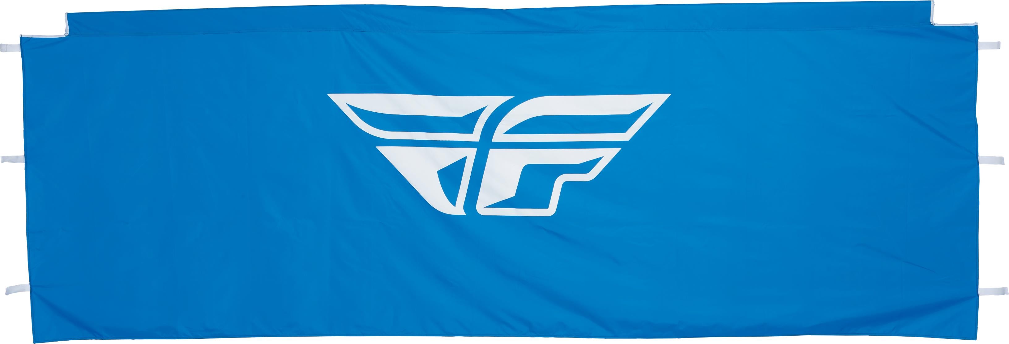 Fly Racing Half Wall Blue 10x10