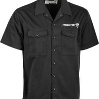 Highway 21 Halliwell Work Shirt Black Xl - 3X-Large - Harddrive Products