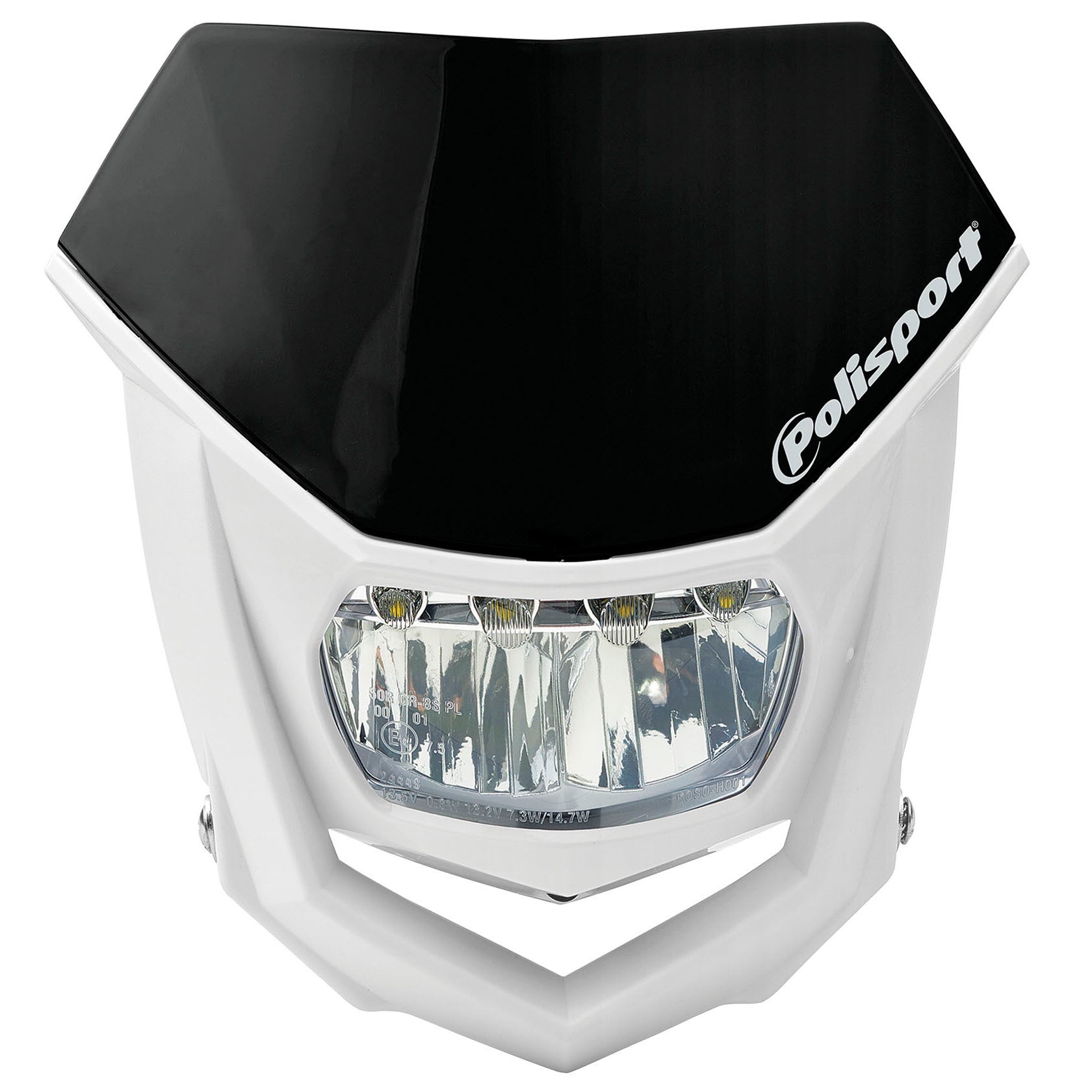 Polisport Halo Headlight Led Black/black - Black - Offroad Collection