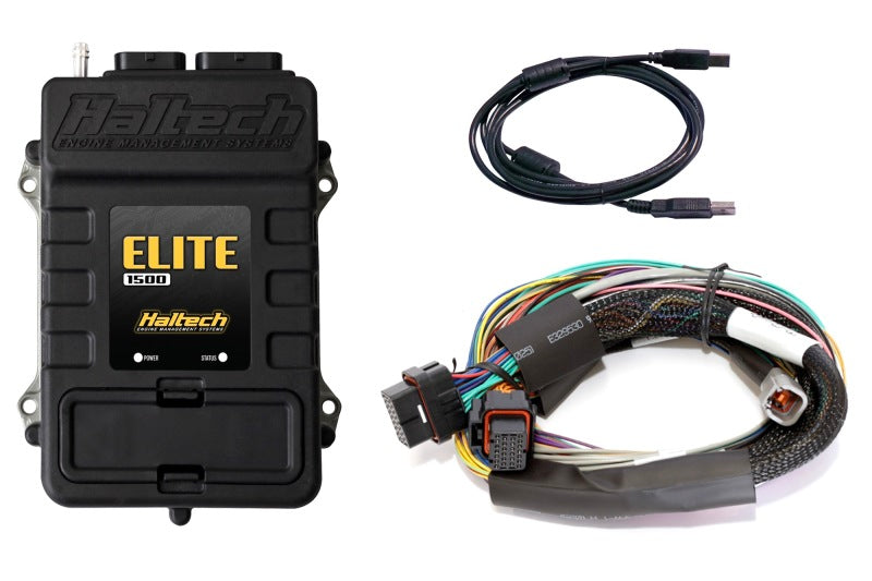 Haltech Elite 1500 Basic Universal Wire-In Harness ECU Kit - Programmers & Chips