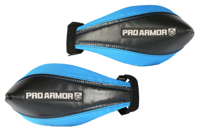 Pro Armor Hand Guards Blk/carb - Black/Blue - Snowmobile Collection