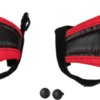 Pro Armor Hand Guards Blk/carb - Black/Red - Snowmobile Collection