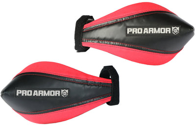 Pro Armor Hand Guards Blk/carb - Snowmobile Collection