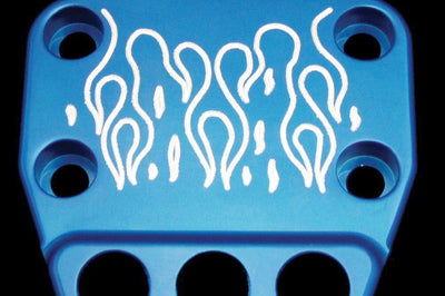 Modquad Handlebar Clamp W/key (polished Logo) - Atv Performance Products