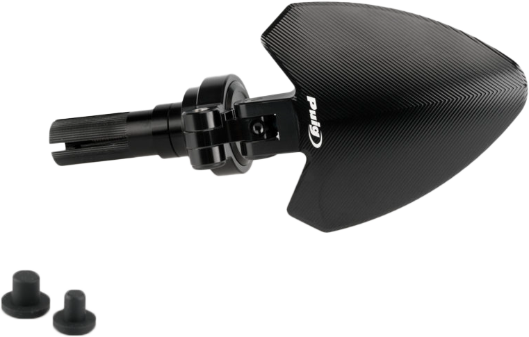 PUIG Handlebar End Folding Mirror Left Black