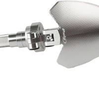 PUIG Handlebar End Folding Mirror Left Silver