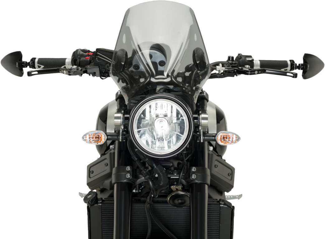 Puig Handlebar End Folding Mirror Right Black