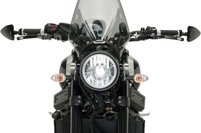 Puig Handlebar End Folding Mirror Right Black