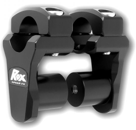 Rox Handlebar Pivoting Riser 1-3/4’’x1-1/8’’x1-1/8’’ Black - Street Collection