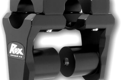 Rox Handlebar Pivoting Riser 1-3/4’’x1-1/8’’x1-1/8’’ Black - Street Collection