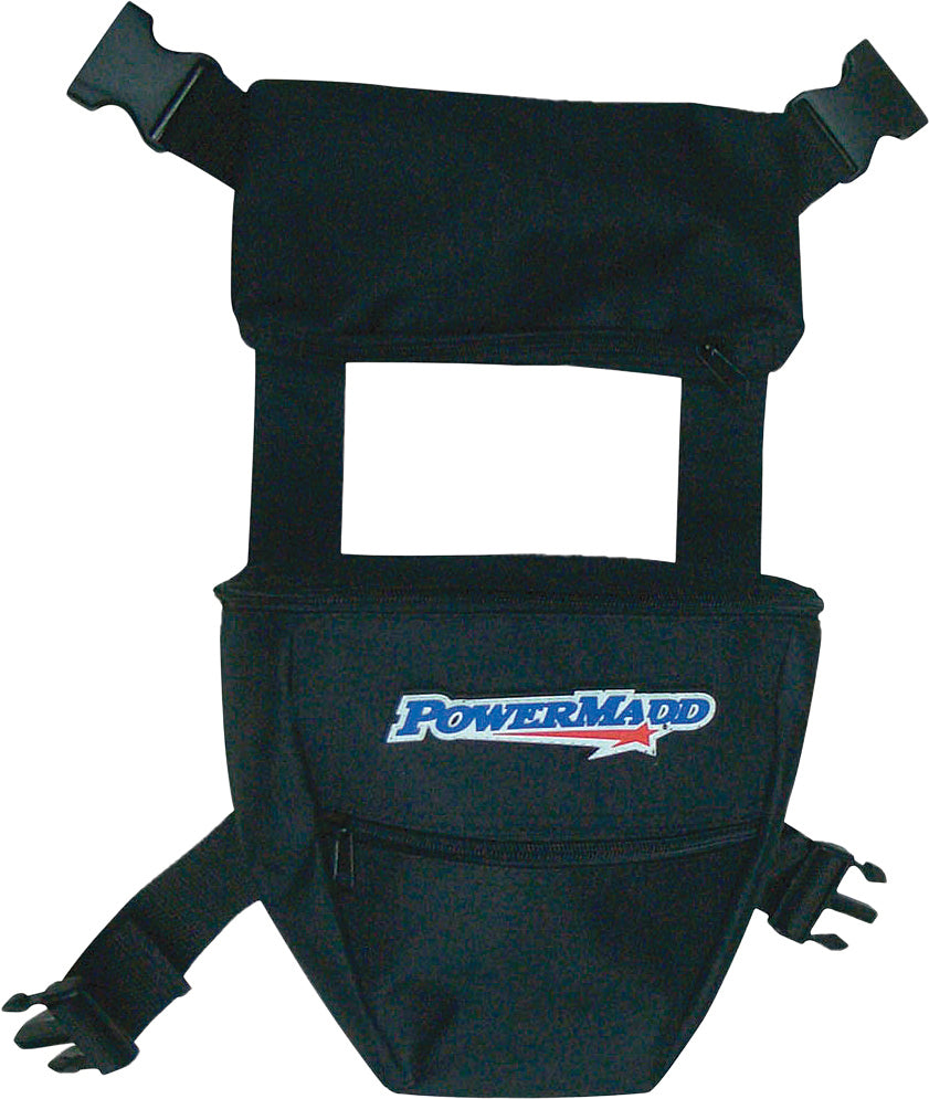 Powermadd Handlebar Pouch Hatsack Deluxe Black - Snowmobile Collection