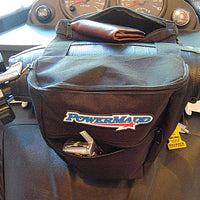 Powermadd Handlebar Pouch Hatsack Deluxe Black - Snowmobile Collection