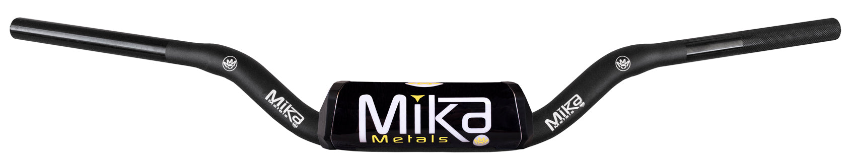 MIKA METALS Handlebar Raw Series 1 1/8’’ Mini High Bend Blk