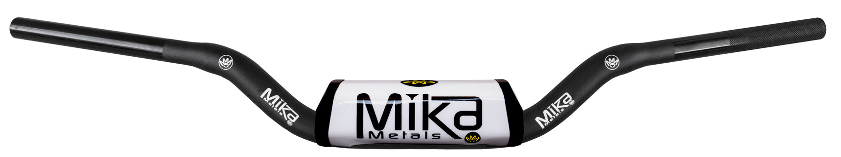MIKA METALS Handlebar Raw Series 1 1/8’’ Mini Wide Bend Wht