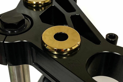 Pro One Handlebar Riser Damper Kit Polyurethane Bushing Red Anodi - Harddrive Products