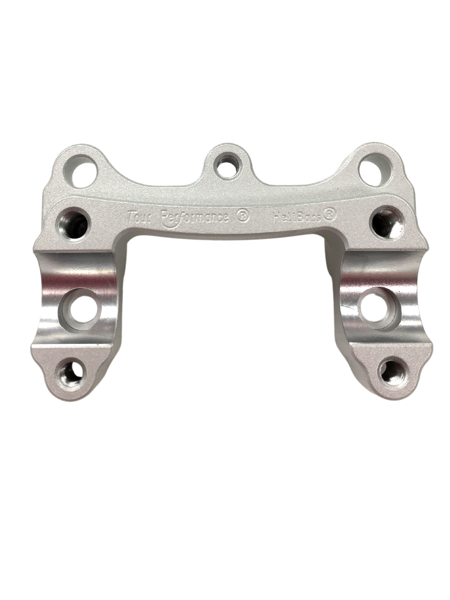 HELIBARS Handlebar Riser Silver Tri - Risers