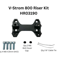 HELIBARS Handlebar Risers Black Suz - Handlebars