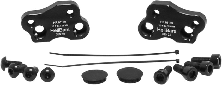 Helibars Handlebar Risers Hon Gold Wing - Street Collection