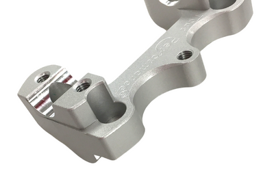 Helibars Handlebar Risers Silver W/ram Ball Tri - Street Collection