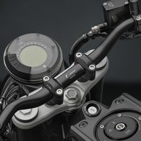 Rizoma Handlebar Tapered Black Dia 22-29mm/h 35mm/w 755mm - Street Collection
