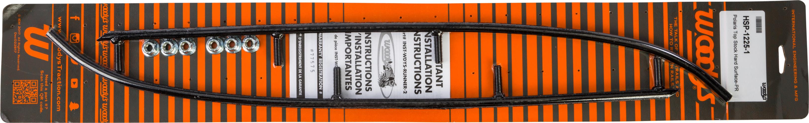 Woodys Hard Weld Runners Pol - Snowmobile Collection