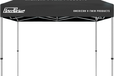 Harddrive Canopy Bag 10x20 Black W/ White Logo - Black/White - Products