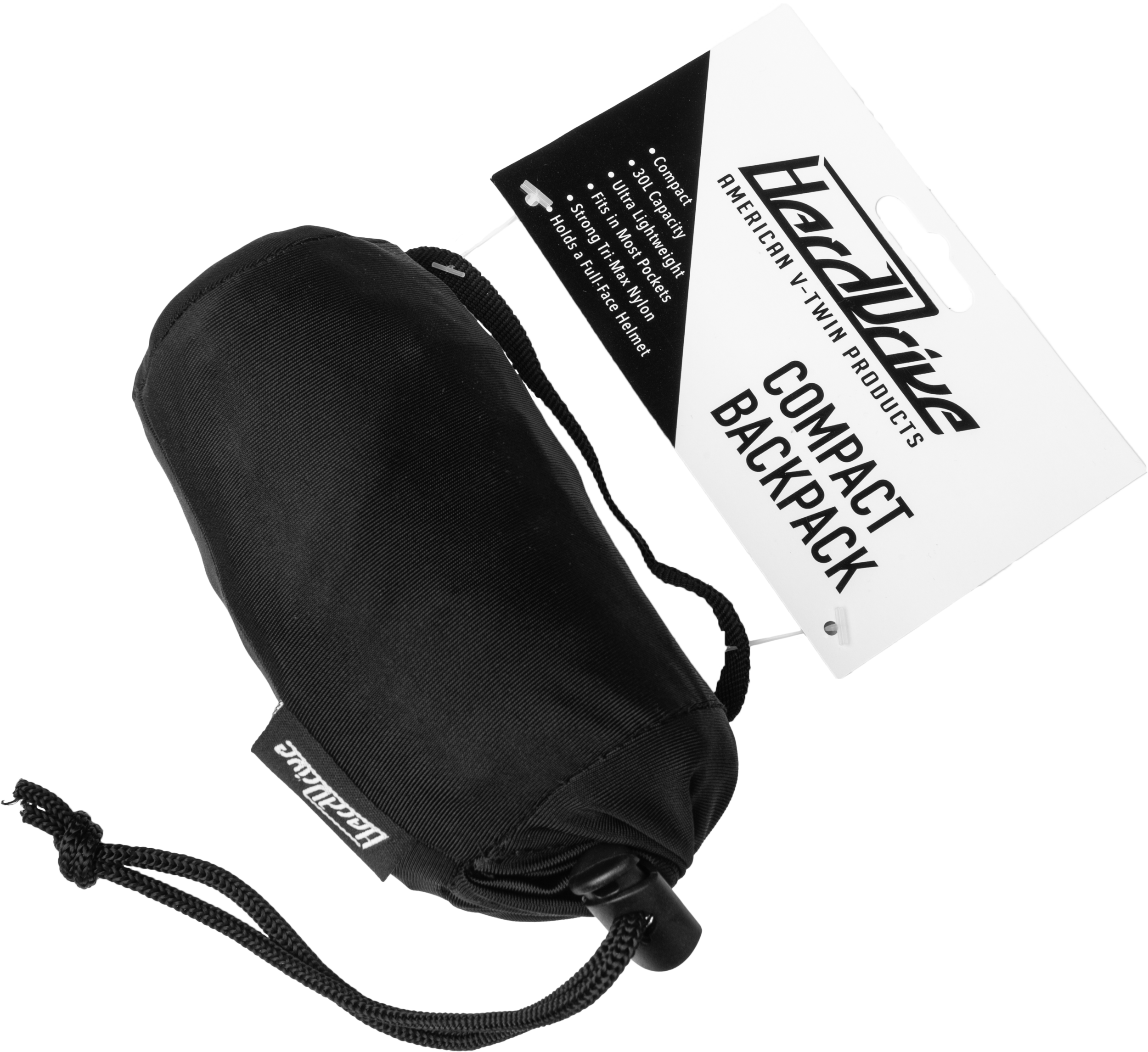 Harddrive Compact Backpack Black