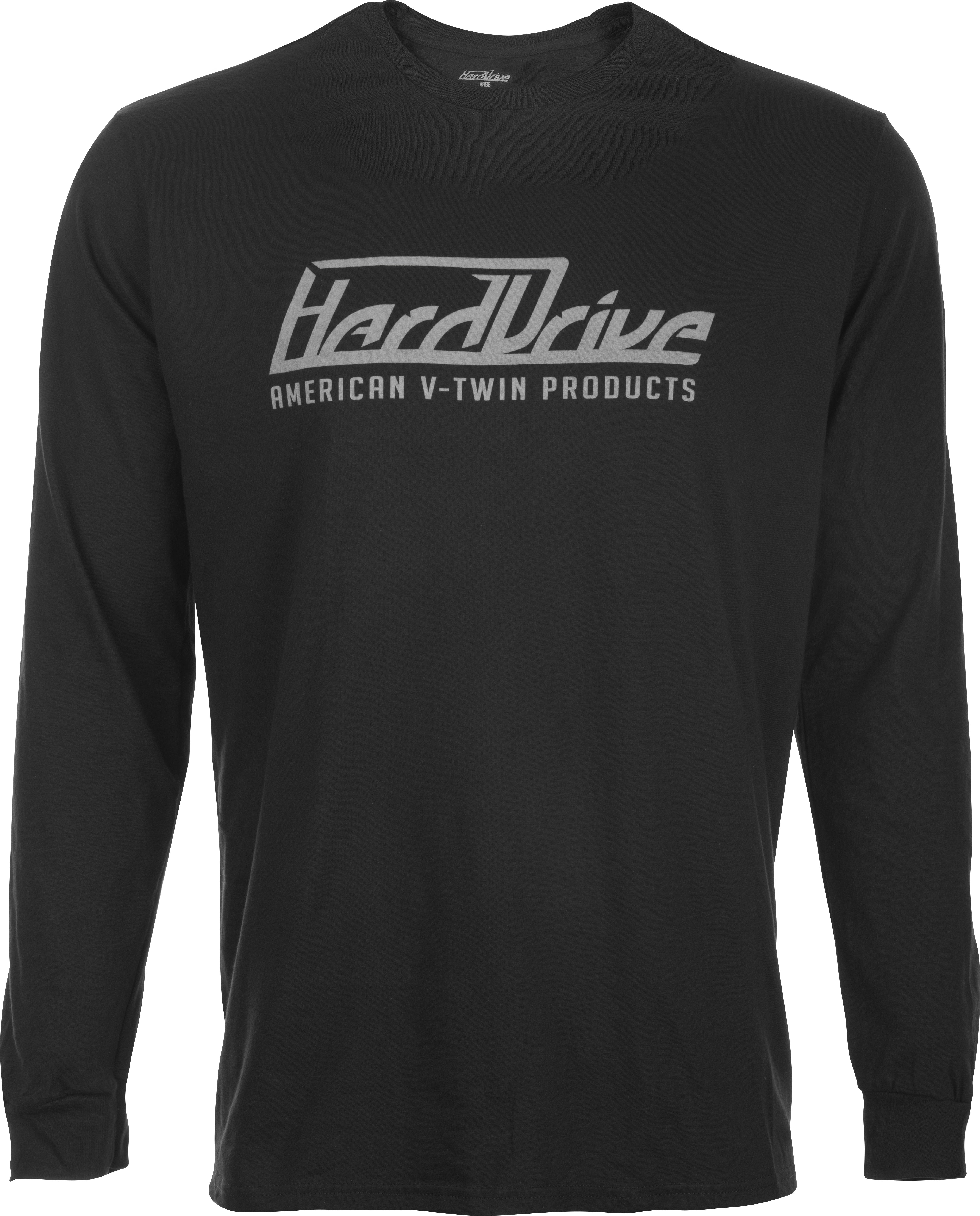 HARDDRIVE Harddrive Long Sleeve Tee Black/Grey Xl