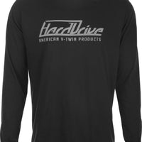 HARDDRIVE Harddrive Long Sleeve Tee Black/Grey Xl