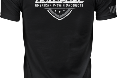 HARDDRIVE Harddrive Shield Tee Black/White Lg