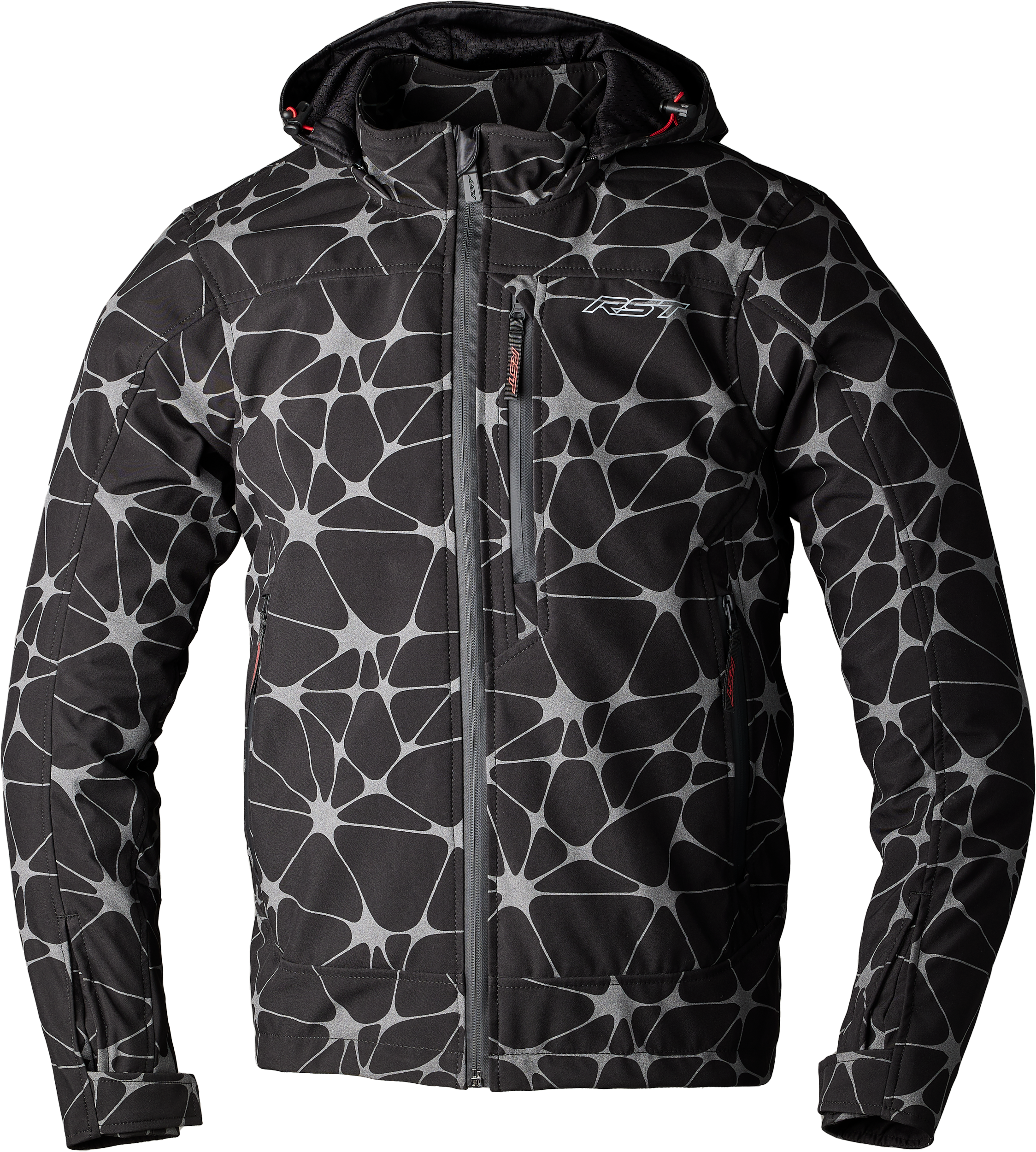 Rst Havoc Ce Jacket Grey Textile Xs - Black/Grey / 3X-Large