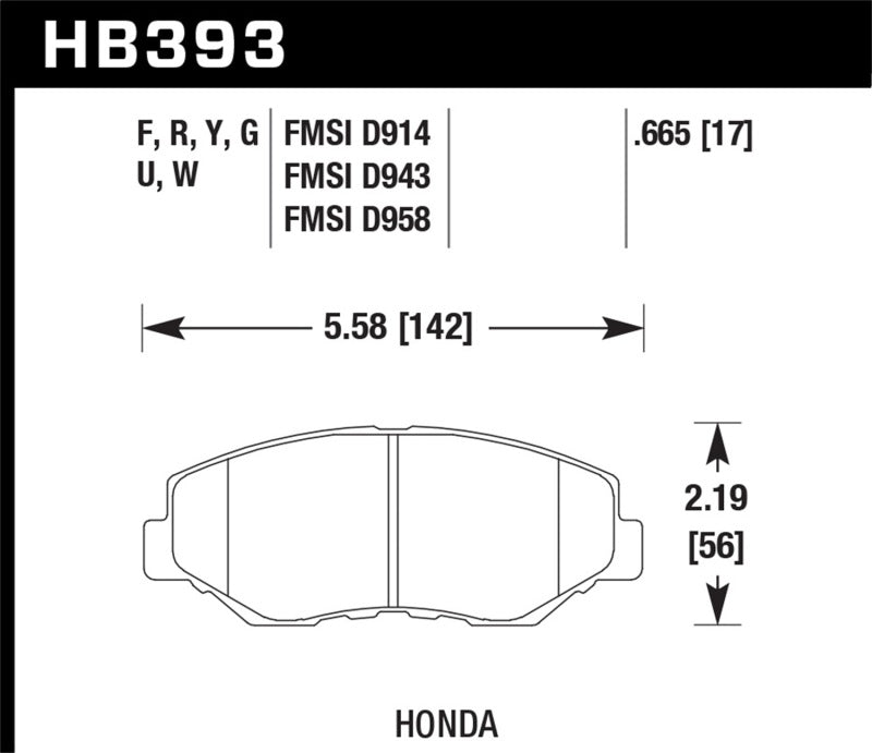 Hawk Performance 03-08 Honda Pilot / 03-11 Element HP + Street Front Brake Pads - Brakes Rotors &