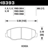 Hawk Performance 03-08 Honda Pilot / 03-11 Element HP + Street Front Brake Pads - Brakes Rotors &