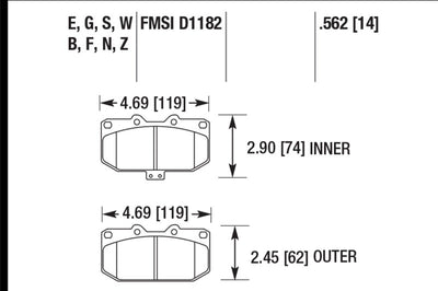 Hawk Performance 06-07 Subaru Impreza WRX HP Plus Front Street Brake Pads - Brakes Rotors &