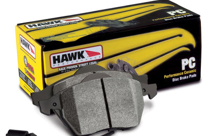 Hawk Performance 06-10 Chevy Corvette (Improved Pad Design) Rear Ceramic Sreet Brake Pads - Brakes Rotors &