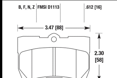 Hawk Performance 06-13 Lexus IS250/IS350 HPS 5.0 Street Rear Brake Pads - Brakes Rotors &