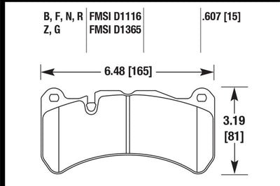 Hawk Performance 08-09 Lexus IS-F HP + Street Front Brake Pads - Brakes Rotors &