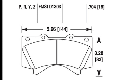 Hawk Performance 08-10 Toyota Land Cruiser / 07-10 Tundra Super Duty Street Front Brake Pads - Brakes Rotors &