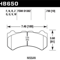 Hawk Performance 09-11 Nissan GT-R HP + Street Front Brake Pads - Brakes Rotors &