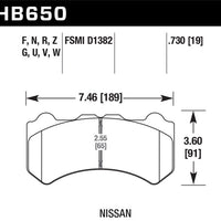 Hawk Performance 09-11 Nissan GT-R HP + Street Front Brake Pads - Brakes Rotors &
