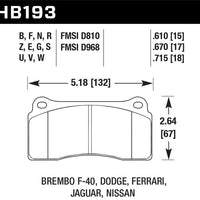 Hawk Performance 09-11 Nissan GT-R Ceramic Street Rear Brake Pads - Brakes Rotors &