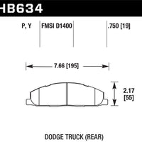 Hawk Performance 09-14 Dodge Ram 2500/3500 Rear LTS Brake Pads - Brakes Rotors &