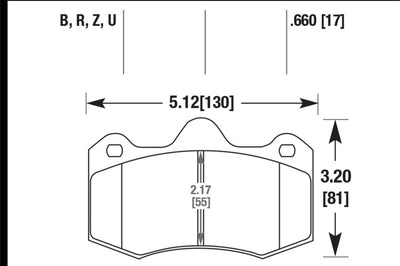 Hawk Performance 12-14 McLaren MP4-12C HPS 5.0 Front Brake Pads - Brakes Rotors &