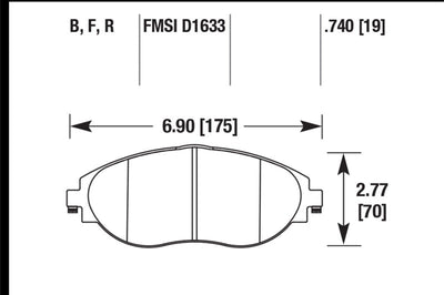 Hawk Performance 15-16 Audi S3 HPS Street Front Brake Pads - Brakes Rotors &