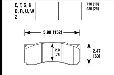 Hawk Performance 2007 Ford Mustang Saleen S281 Extreme HPS 5.0 Front Brake Pads - Brakes Rotors &