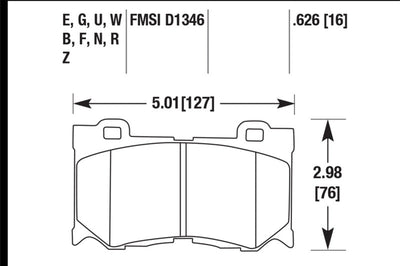 Hawk Performance 2009-2013 Infiniti FB50 Sport HPS 5.0 Front Brake Pads - Brakes Rotors &